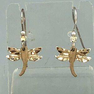 Dragon Fly Sterling silver925  Dangle Earrings of dying dragon fly earrings